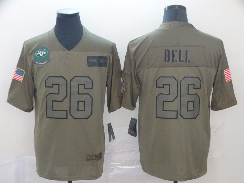 Men New York Jets #26 Bell Nike Camo 2019 Salute to Service Limited NFL Jerseys->tampa bay buccaneers->NFL Jersey
